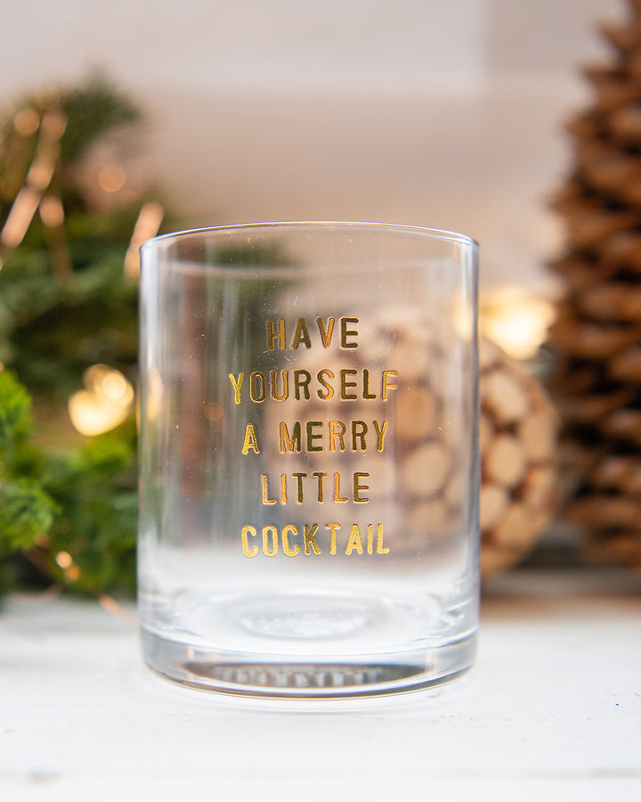 Merry Little Cocktail Glass