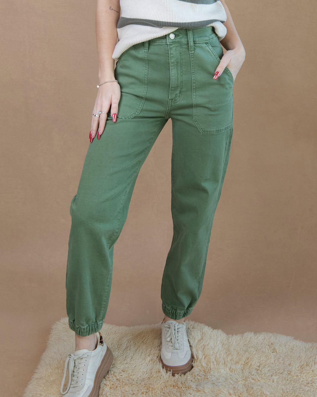 Champ High Rise Jogger - Clover