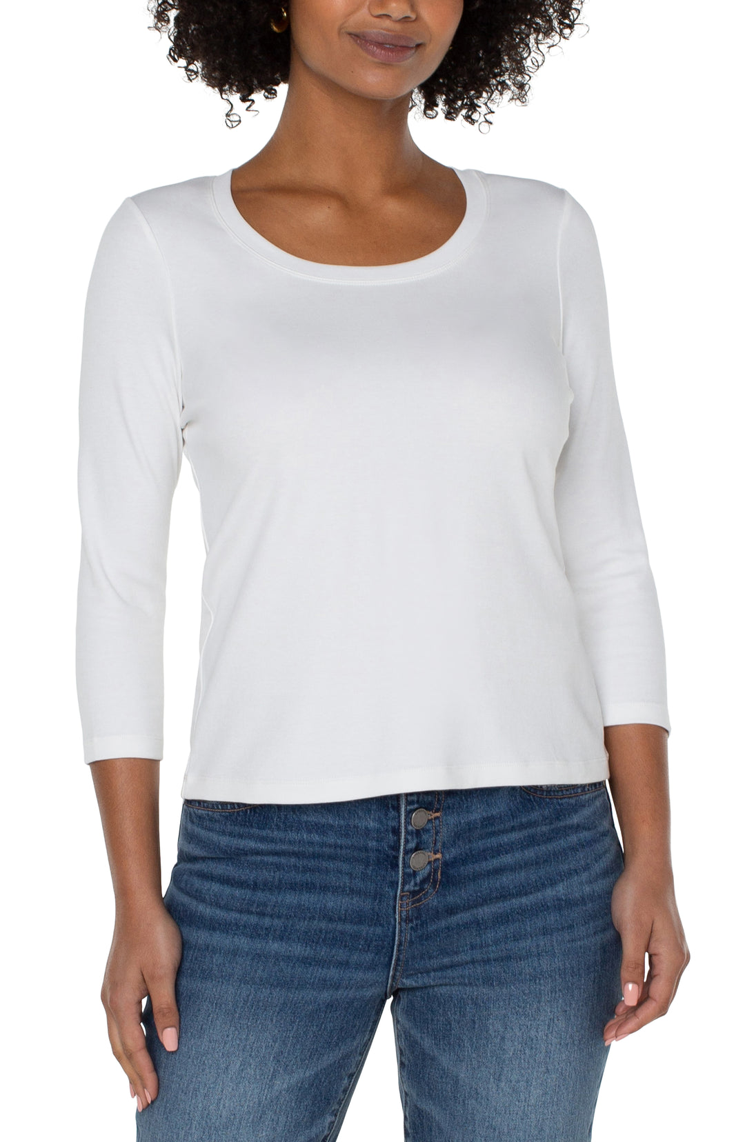 Eliza Scoop Neck Tee